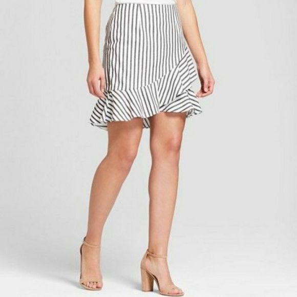 a new day Dresses & Skirts - Striped Tulip Hi-Low Skirt